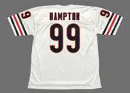 DAN HAMPTON Chicago Bears 1980 Throwback NFL Football Jersey 