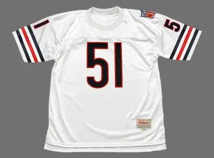 DICK BUTKUS Chicago Bears 1969 Away Throwback NFL Football Jersey