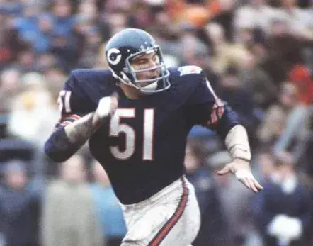 DICK BUTKUS Chicago Bears 1969 Home Throwback NFL Football Jersey 