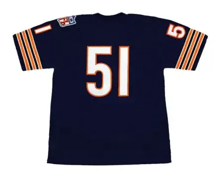 DICK BUTKUS Chicago Bears 1969 Home Throwback NFL Football Jersey 