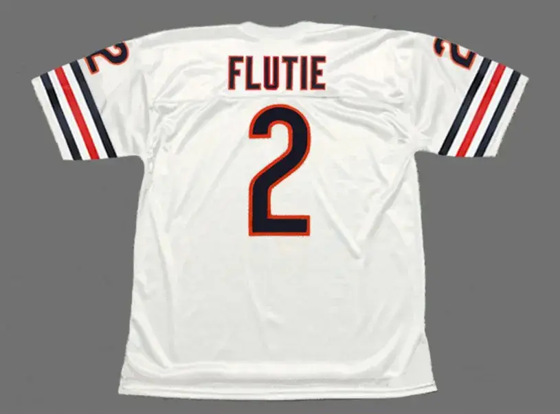 DOUG FLUTIE Chicago Bears 1986 Throwback NFL Football Jersey 