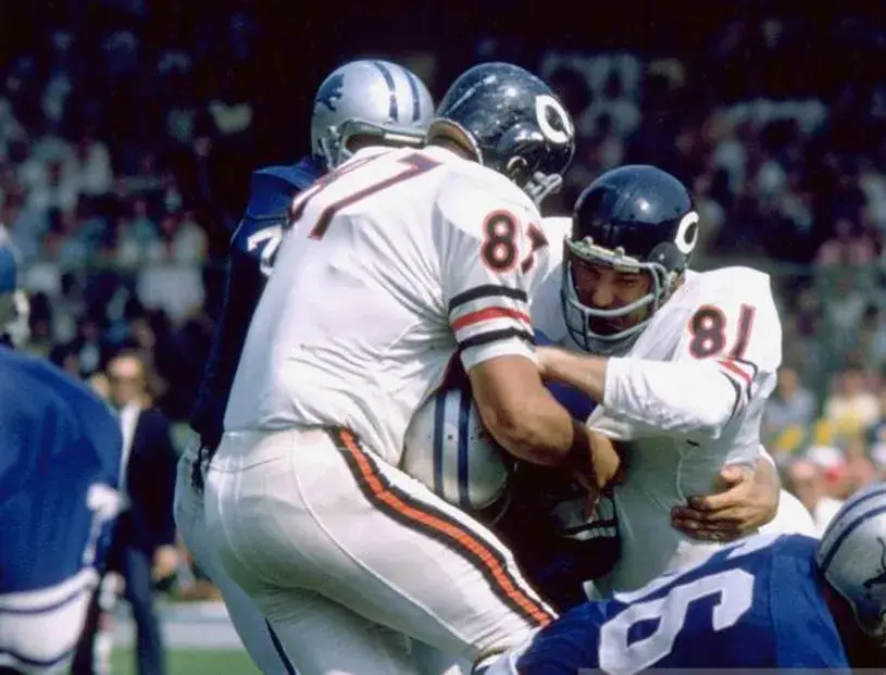 ED O’BRADOVICH Chicago Bears 1969 Away Throwback NFL Football Jersey 