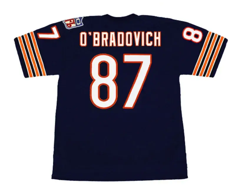 ED O’BRADOVICH Chicago Bears 1969 Home Throwback NFL Football Jersey 