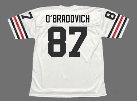 ED O’BRADOVICH Chicago Bears 1971 Throwback NFL Football Jersey 