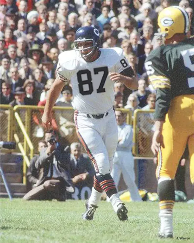 ED O’BRADOVICH Chicago Bears 1971 Throwback NFL Football Jersey 