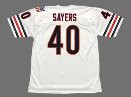 GAYLE SAYERS Chicago Bears 1969 Away Throwback NFL Football Jersey 