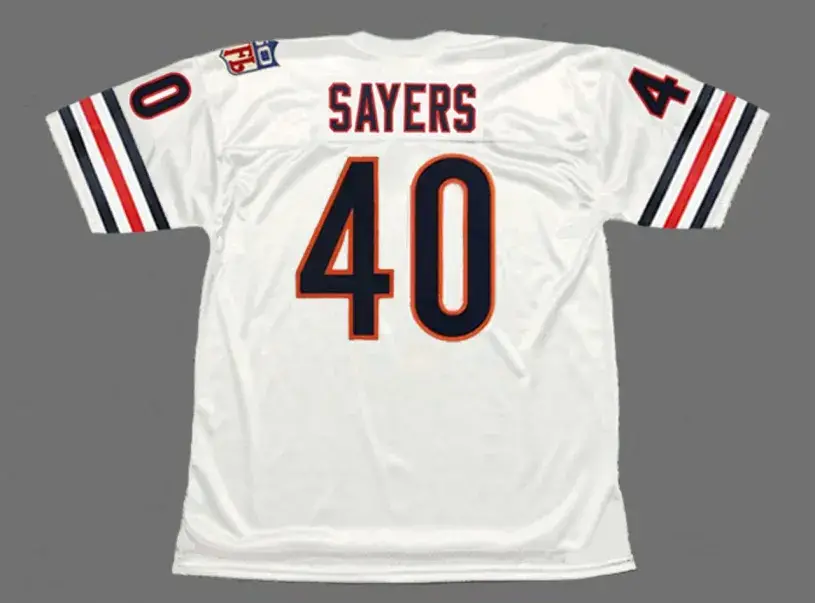 GAYLE SAYERS Chicago Bears 1969 Away Throwback NFL Football Jersey 
