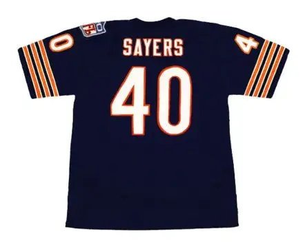 GAYLE SAYERS Chicago Bears 1969 Home Throwback NFL Football Jersey 