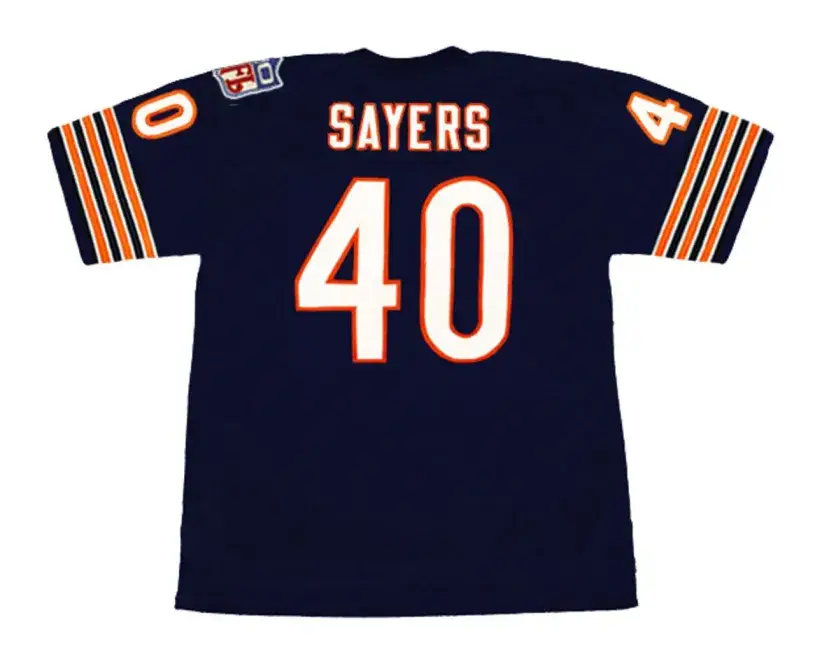 GAYLE SAYERS Chicago Bears 1969 Home Throwback NFL Football Jersey 