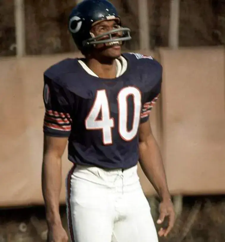 GAYLE SAYERS Chicago Bears 1969 Home Throwback NFL Football Jersey 