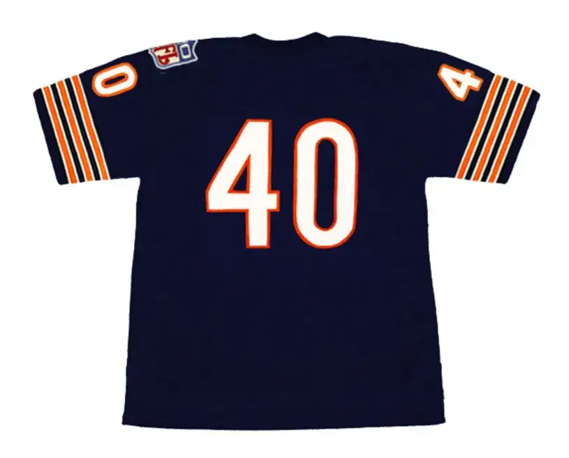 GAYLE SAYERS Chicago Bears 1969 Home Throwback NFL Football Jersey 