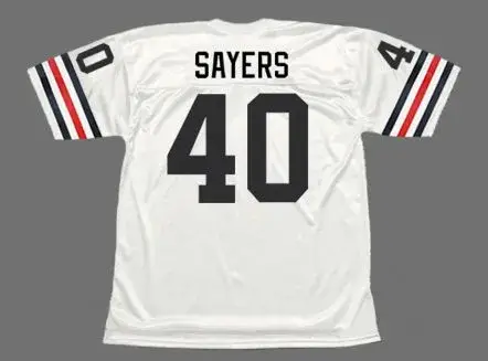 GAYLE SAYERS Chicago Bears 1971 Throwback NFL Football Jersey 