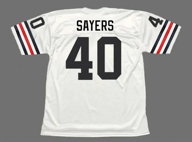 GAYLE SAYERS Chicago Bears 1971 Throwback NFL Football Jersey 