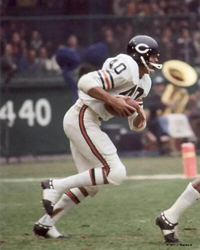 GAYLE SAYERS Chicago Bears 1971 Throwback NFL Football Jersey 