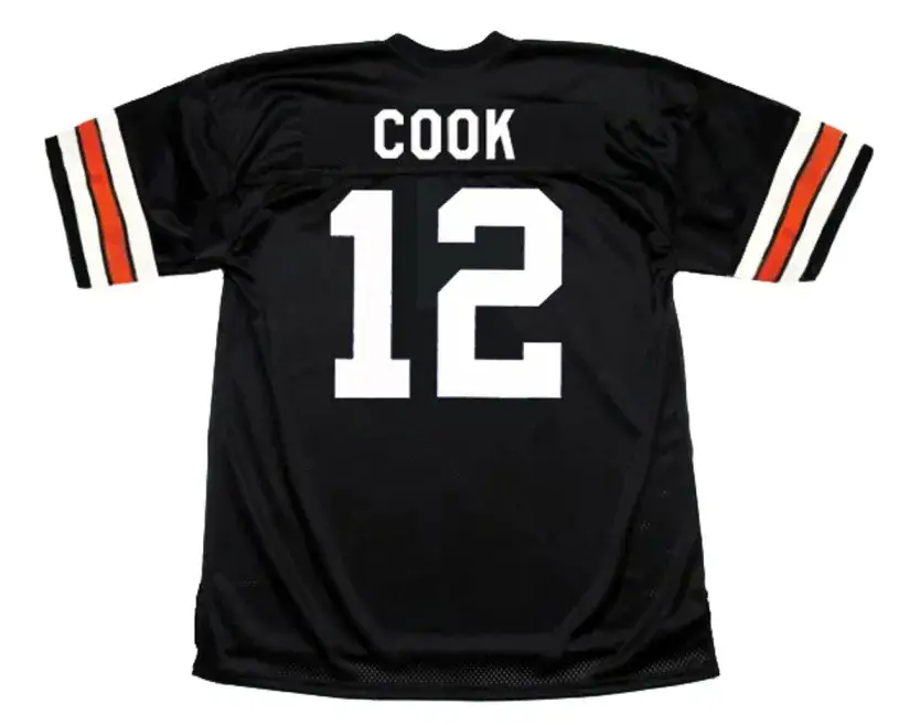 GREG COOK Cincinnati Bengals 1969 Throwback NFL Football Jersey 