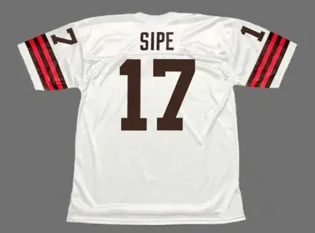 BRIAN SIPE Cleveland Browns 1981 Throwback NFL Football Jersey 