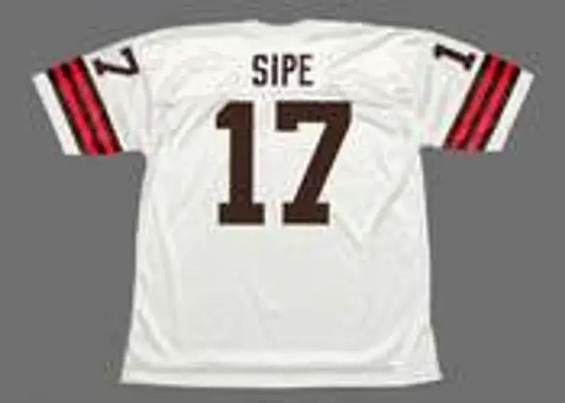 BRIAN SIPE Cleveland Browns 1981 Throwback NFL Football Jersey 