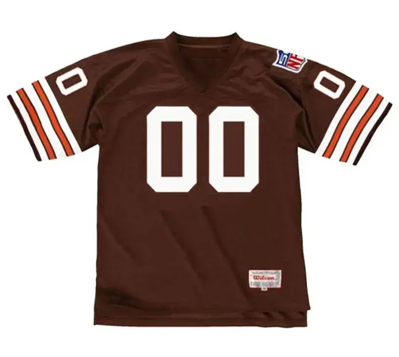 CLEVELAND BROWNS 1969 Throwback NFL Jersey Customized “Any Name & Number(s)”