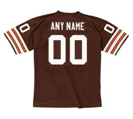 CLEVELAND BROWNS 1970’s Throwback NFL Jersey Customized “Any Name & Number(s)” 