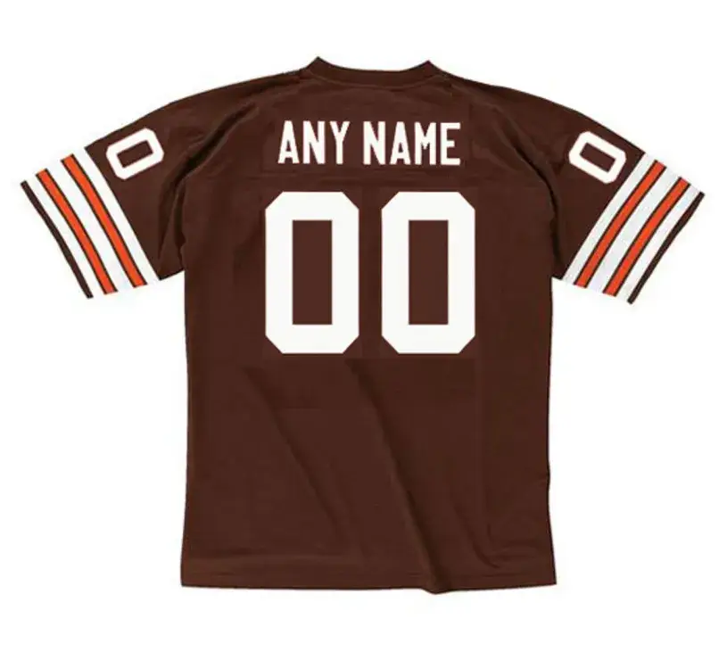 CLEVELAND BROWNS 1970’s Throwback NFL Jersey Customized “Any Name & Number(s)” 