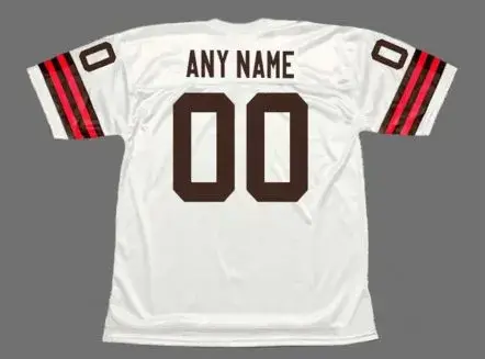 CLEVELAND BROWNS 1980’s Throwback NFL Jersey Customized “Any Name & Number(s)” 