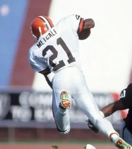 ERIC METCALF Cleveland Browns 1989 Throwback NFL Football Jersey 