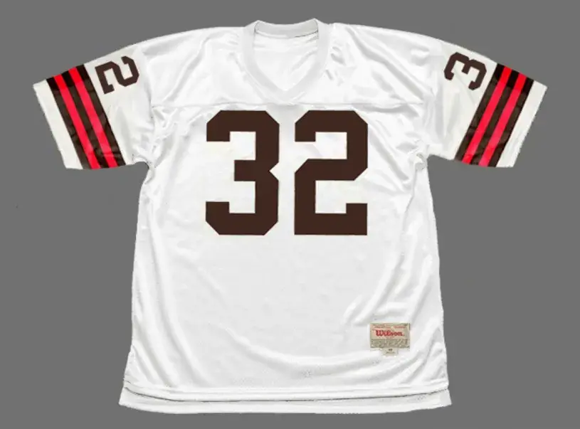 JIM BROWN Cleveland Browns 1960’s Throwback NFL Football Jersey