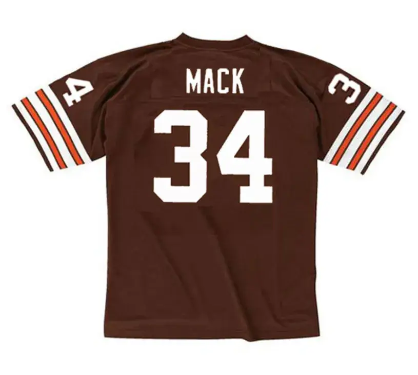 KEVIN MACK Cleveland Browns 1987 Throwback NFL Football Jersey 