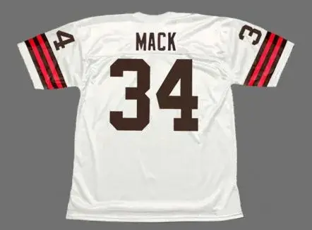 KEVIN MACK Cleveland Browns 1988 Throwback NFL Football Jersey 