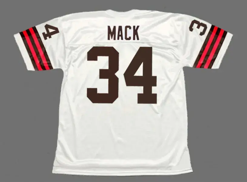 KEVIN MACK Cleveland Browns 1988 Throwback NFL Football Jersey 