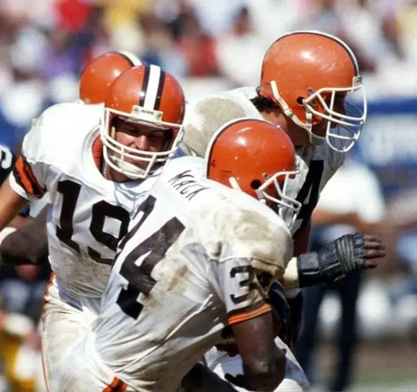 KEVIN MACK Cleveland Browns 1988 Throwback NFL Football Jersey 