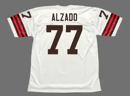 LYLE ALZADO Cleveland Browns 1981 Throwback NFL Football Jersey 