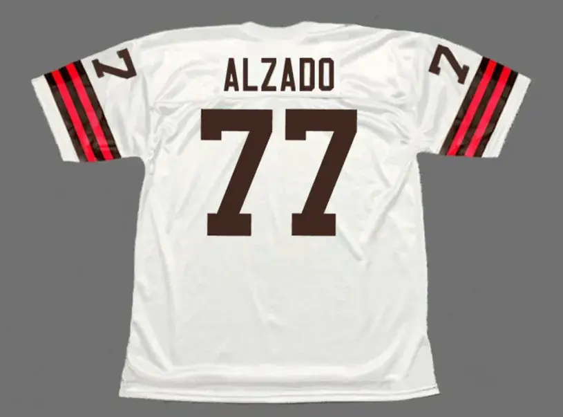 LYLE ALZADO Cleveland Browns 1981 Throwback NFL Football Jersey 