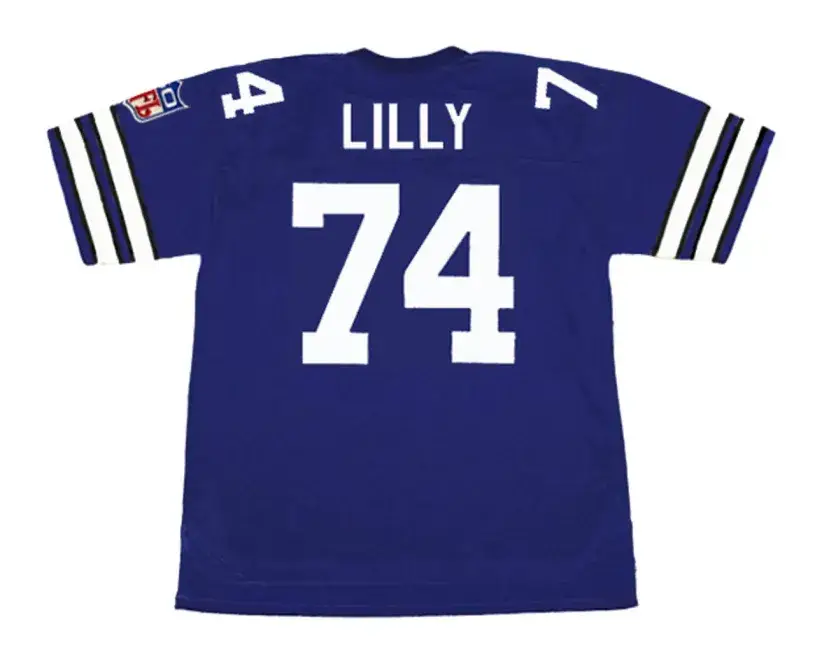 BOB LILLY Dallas Cowboys 1969 Throwback NFL Football Jersey 