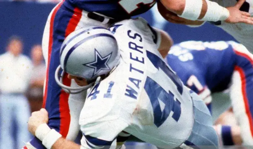 CHARLIE WATERS Dallas Cowboys 1977 Throwback NFL Football Jersey 