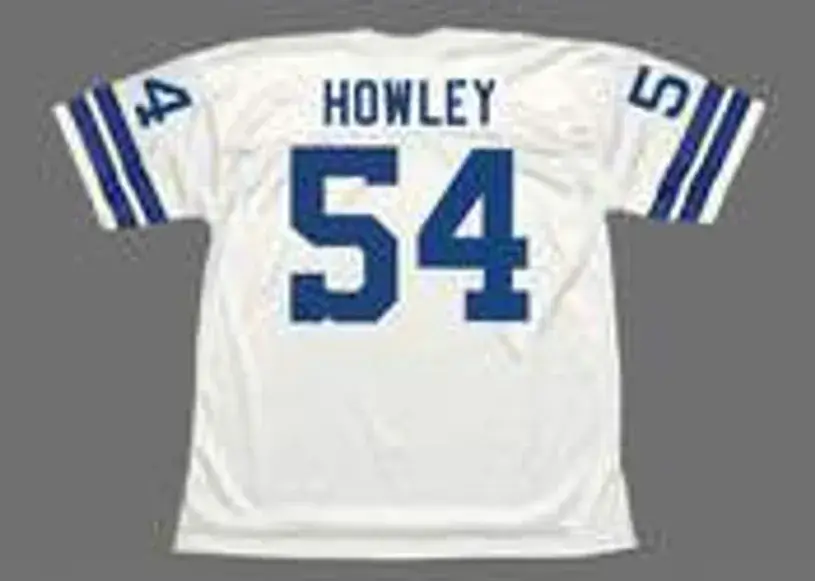 CHUCK HOWLEY Dallas Cowboys 1971 Throwback NFL Football Jersey 
