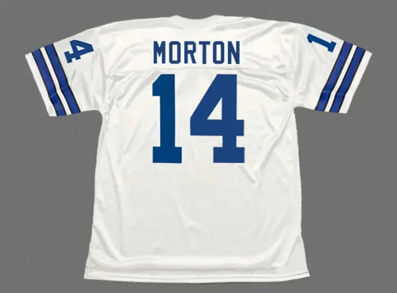 CRAIG MORTON Dallas Cowboys 1971 Throwback NFL Football Jersey 