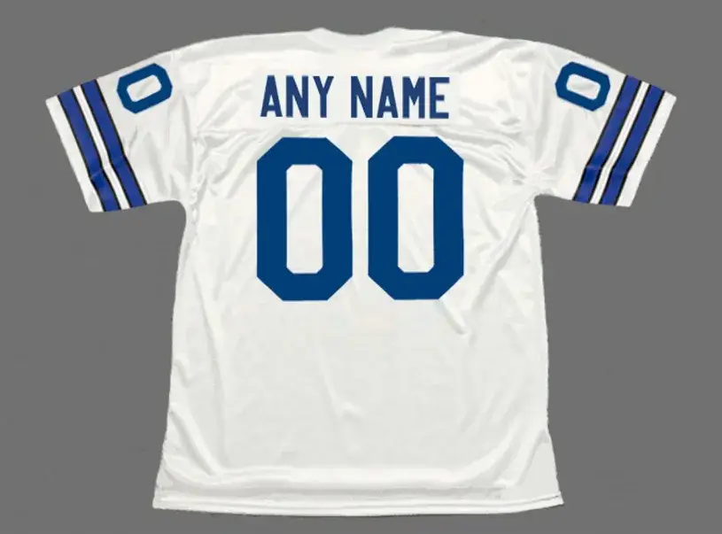 DALLAS COWBOYS 1970’s Throwback Home NFL Jersey Customized “Any Name & Number(s)” 