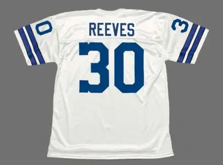 DAN REEVES Dallas Cowboys 1971 Throwback NFL Football Jersey 