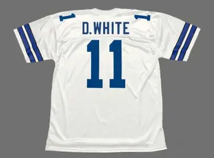 DANNY WHITE Dallas Cowboys 1977 Throwback NFL Football Jersey 