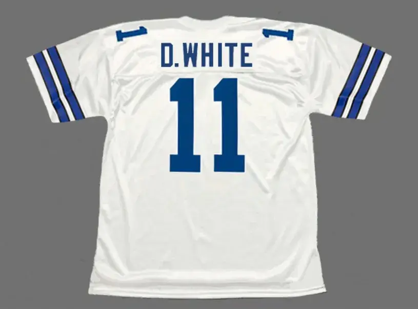 DANNY WHITE Dallas Cowboys 1977 Throwback NFL Football Jersey 