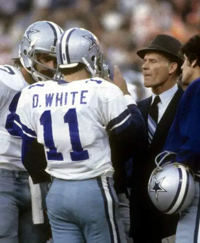 DANNY WHITE Dallas Cowboys 1977 Throwback NFL Football Jersey 