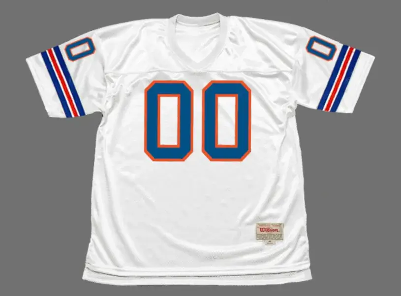 DENVER BRONCOS 1980’s Away Throwback NFL Jersey Customized “Any Name & Number(s)”