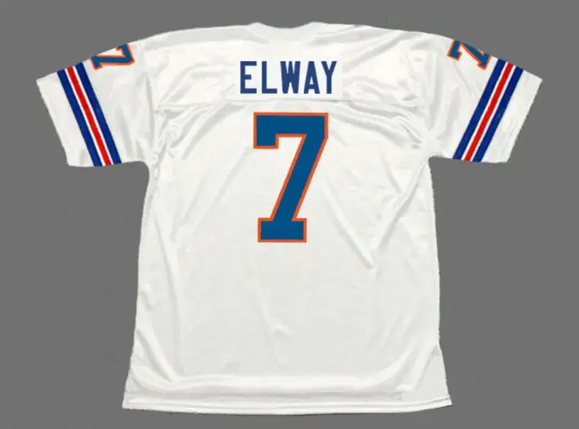 JOHN ELWAY Denver Broncos 1986 Away Throwback NFL Football Jersey 