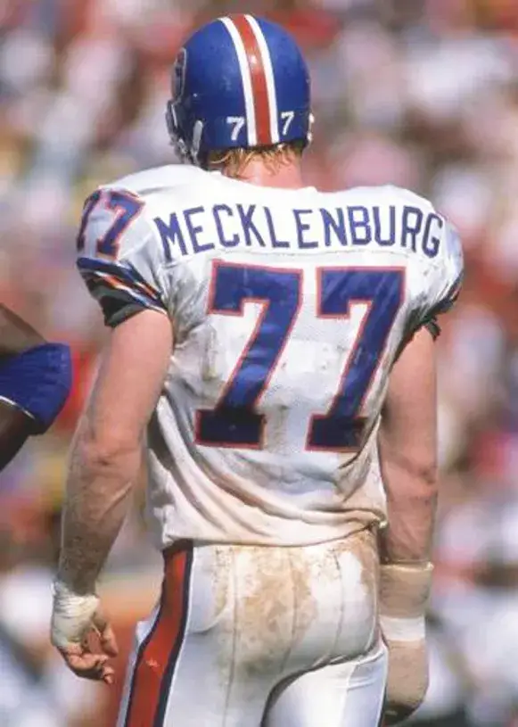 KARL MECKLENBURG Denver Broncos 1988 Away Throwback NFL Football Jersey 
