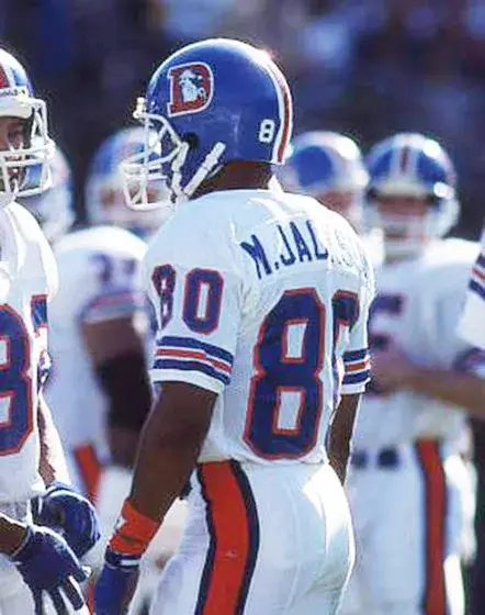 MARK JACKSON Denver Broncos 1987 Throwback NFL Football Jersey 
