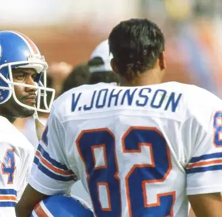 VANCE JOHNSON Denver Broncos 1987 Throwback NFL Football Jersey 