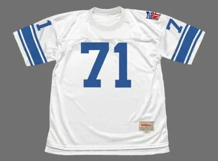 ALEX KARRAS Detroit Lions 1969 Throwback NFL Football Jersey