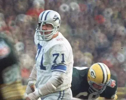 ALEX KARRAS Detroit Lions 1969 Throwback NFL Football Jersey 