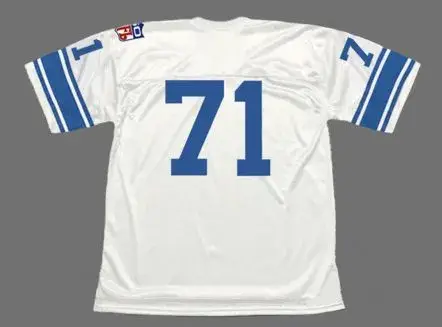 ALEX KARRAS Detroit Lions 1969 Throwback NFL Football Jersey 